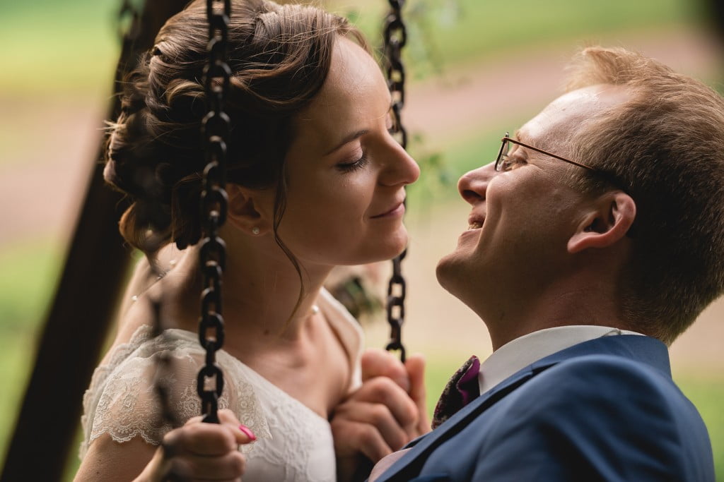 photographie manche mariage couple