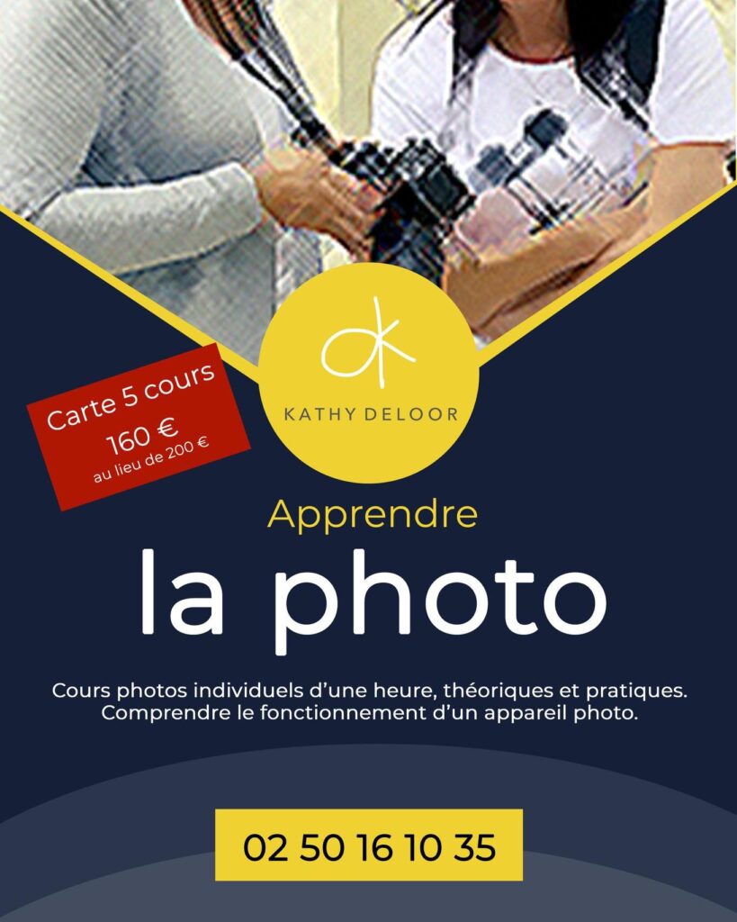 De la découverte de votre appareil photo numérique à la maîtrise du mode manuel, mes cours photo théoriques et pratiques sont là pour vous accompagner progressivement dans l'apprentissage photographique.
